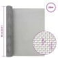 vidaXL Πλέγμα Οθόνης 60 x 2000 cm 30 Mesh Ανοξείδωτο Ατσάλι 201 Ασημί