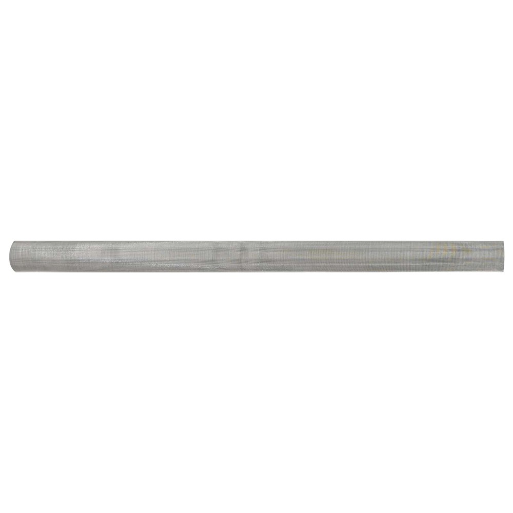vidaXL Πλέγμα Οθόνης 100 x 500 cm 30 Mesh Ανοξείδωτο Ατσάλι 201 Ασημί