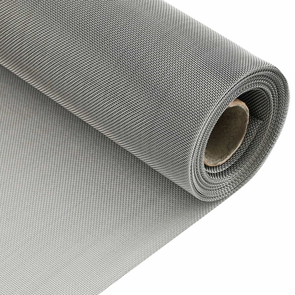 vidaXL Πλέγμα Οθόνης 100 x 500 cm 30 Mesh Ανοξείδωτο Ατσάλι 201 Ασημί