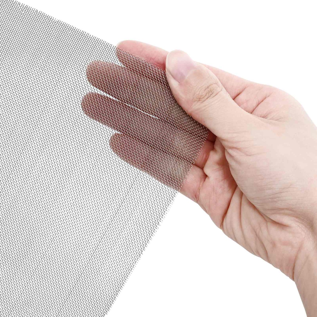 vidaXL Πλέγμα Οθόνης 100 x 500 cm 30 Mesh Ανοξείδωτο Ατσάλι 201 Ασημί