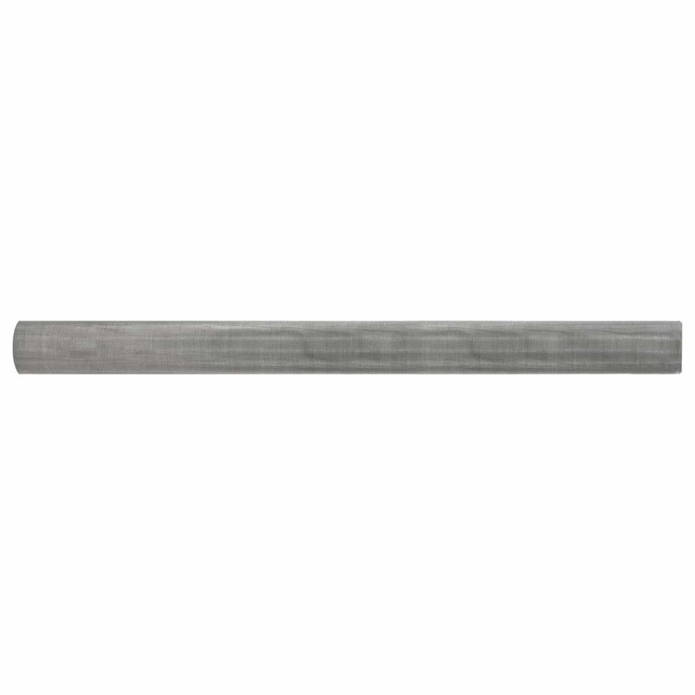 vidaXL Πλέγμα Οθόνης 80 x 500 cm 60 Mesh Ανοξείδωτο Ατσάλι 201 Ασημί