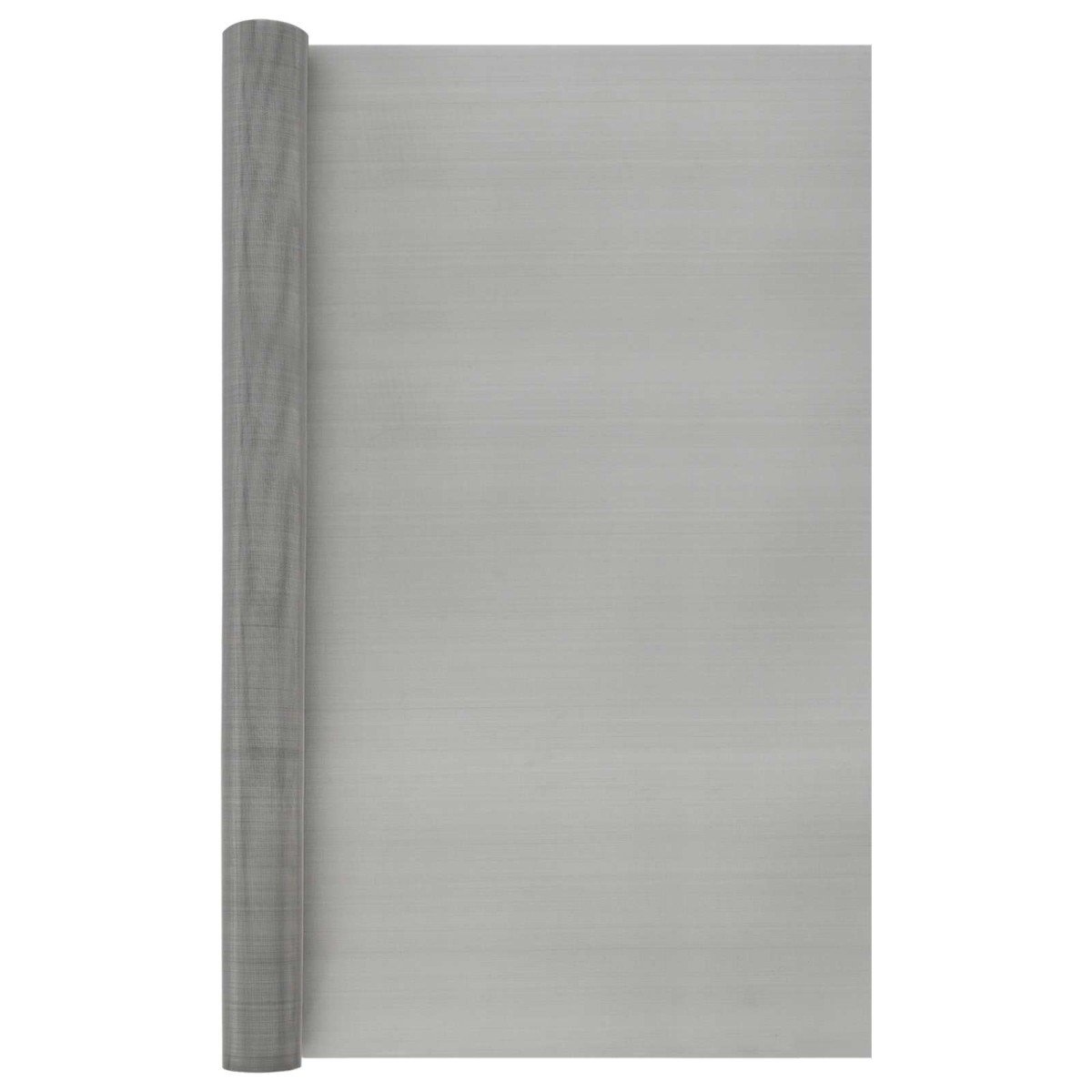 vidaXL Πλέγμα Οθόνης 80 x 500 cm 60 Mesh Ανοξείδωτο Ατσάλι 201 Ασημί