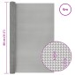 vidaXL Πλέγμα Οθόνης 80 x 500 cm 60 Mesh Ανοξείδωτο Ατσάλι 201 Ασημί