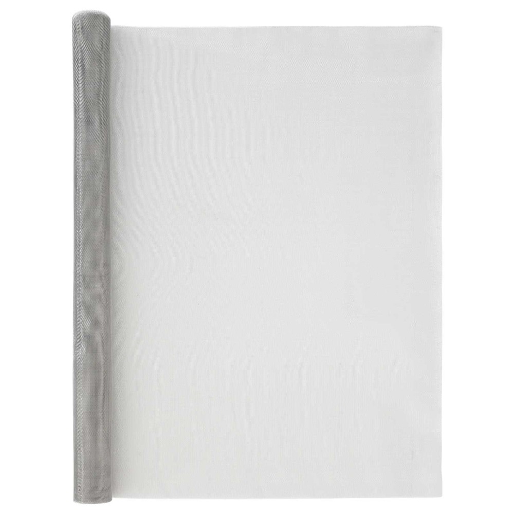 vidaXL Πλέγμα Οθόνης 100 x 2000 cm 18 mesh Ανοξείδωτο Ατσάλι 304 Ασημί