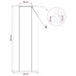 vidaXL Ρόλερ (στόρι) Καφέ 40 x 160 cm Μπαμπού