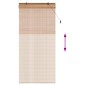 vidaXL Ρόλερ (στόρι) Καφέ 110 x 220 cm Μπαμπού