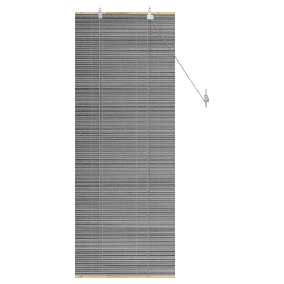 vidaXL Ρόλερ (στόρι) Γκρι 70 x 160 εκ. Μπαμπού