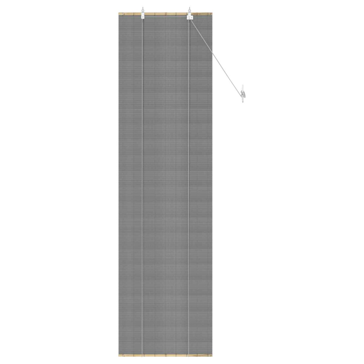vidaXL Ρόλερ (στόρι) Γκρι 70 x 220 εκ Μπαμπού