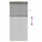 vidaXL Ρόλερ (στόρι) Γκρι 90 x 220 cm Μπαμπού