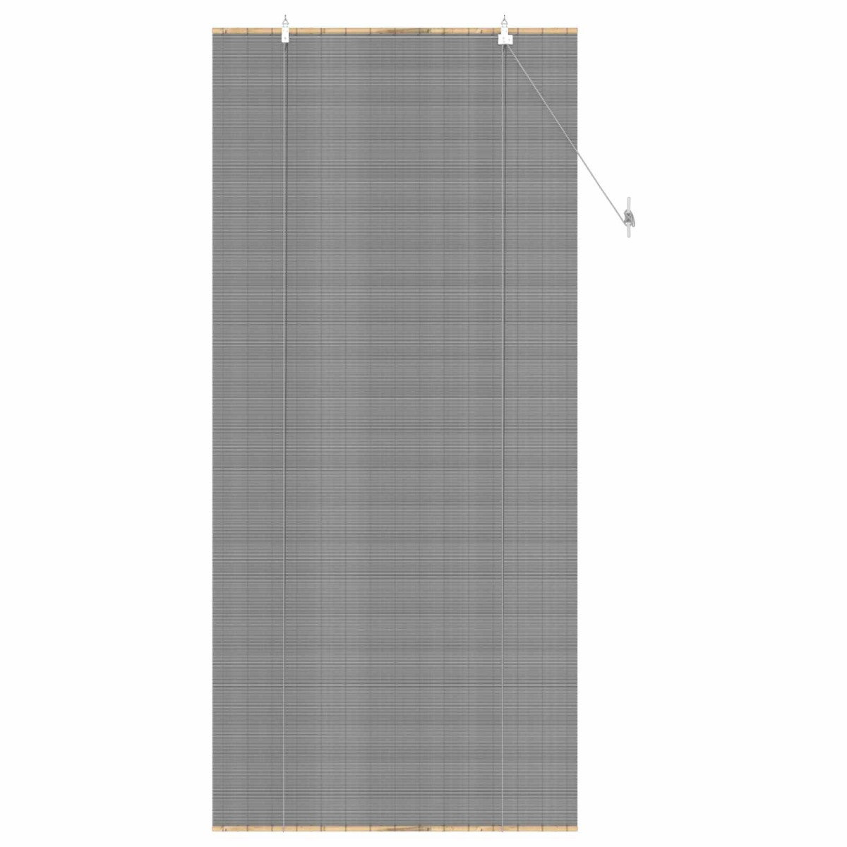 vidaXL Ρόλερ (στόρι) Γκρι 110 x 220 cm Μπαμπού