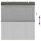vidaXL Ρόλερ (στόρι) Γκρι 120 x 160 cm Μπαμπού
