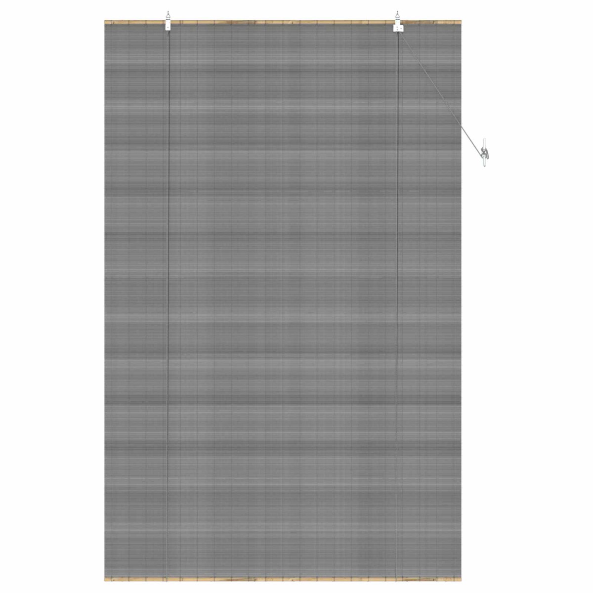 vidaXL Ρόλερ (στόρι) Γκρι 130 x 220 εκ Μπαμπού