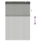 vidaXL Ρόλερ (στόρι) Γκρι 150 x 220 cm Μπαμπού