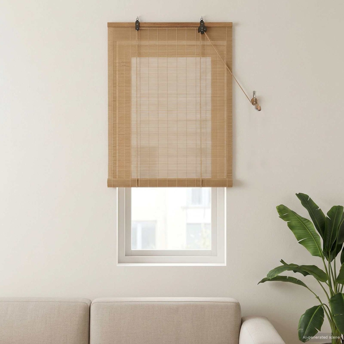 vidaXL Ρόλερ (στόρι) Καφέ 40 x 160 cm Μπαμπού