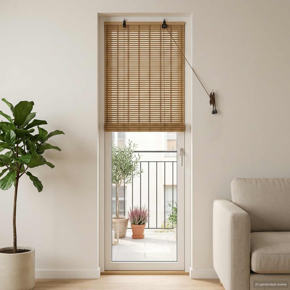 vidaXL Ρόλερ (στόρι) Φύση 50 x 220 εκ Μπαμπού