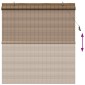 vidaXL Ρόλερ (στόρι) Καφέ 160 x 160 cm Μπαμπού