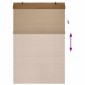 vidaXL Ρόλερ (στόρι) Καφέ 150 x 220 cm Μπαμπού