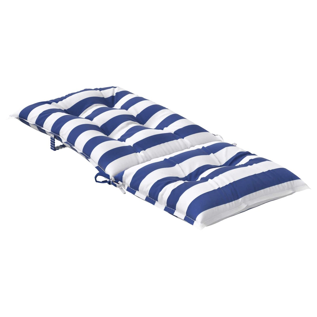 vidaXL Μαξιλάρι Εξωτερικού Χώρου 6 pcs Μπλε και άσπρο 120 x 50 x 7 εκ