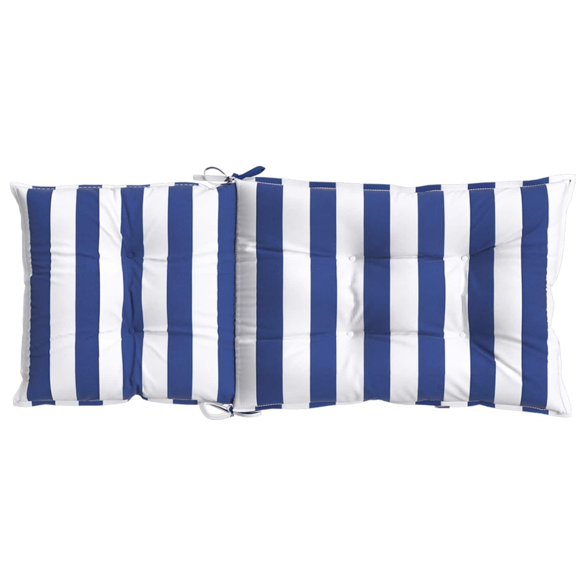 vidaXL Μαξιλάρι Εξωτερικού Χώρου 6 pcs Μπλε και άσπρο 120 x 50 x 7 εκ