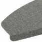 vidaXL Αυτοκόλλητα Ματ Σκαλοπατιών 15 τμχ. 80 x 28 x 3,5 εκ Γκρι
