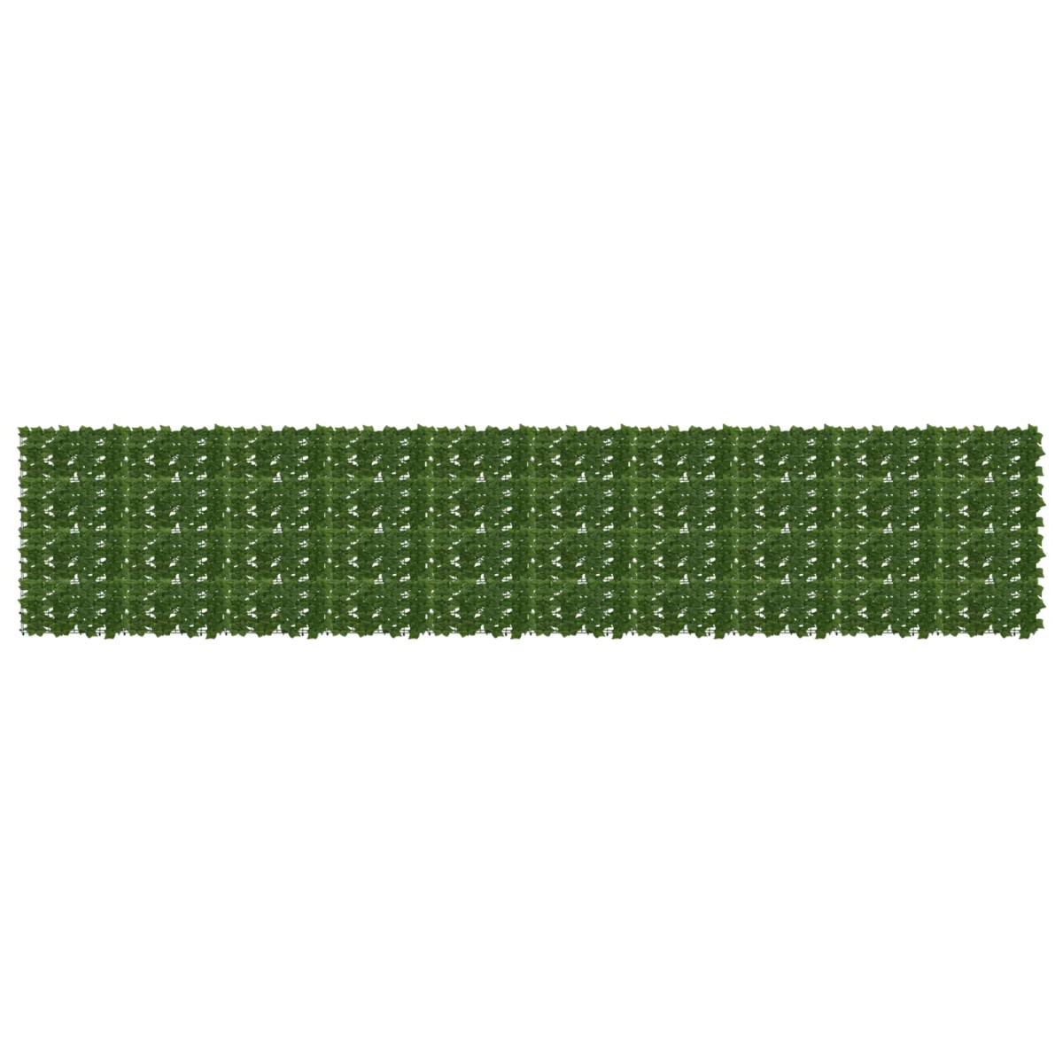 vidaXL Πτυσσόμενη οθόνη μπαλκονιού με φύλλα Πράσινο 500 x 100 cm