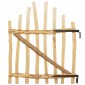 vidaXL Αψιδωτή Πύλη Φράχτη 100 x 120 cm Εμποτισμένο Ξύλο Φουντουκιάς