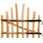 vidaXL Αψιδωτή Πύλη Φράχτη 100 x 90 cm Εμποτισμένο Ξύλο Φουντουκιάς