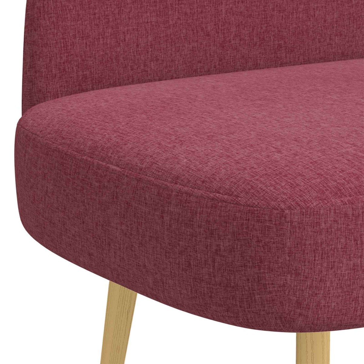 vidaXL Δερμάτινος Πάγκος με Πλάτη Μπορντό 110 x 60 x 76 cm