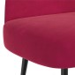 vidaXL Δερμάτινος Πάγκος με Πλάτη Μπορντό 110 x 60 x 76 cm Βελούδο