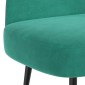 vidaXL Δερμάτινος Πάγκος με Πλάτη Τιρκουάζ 110 x 60 x 76 cm Βελούδο
