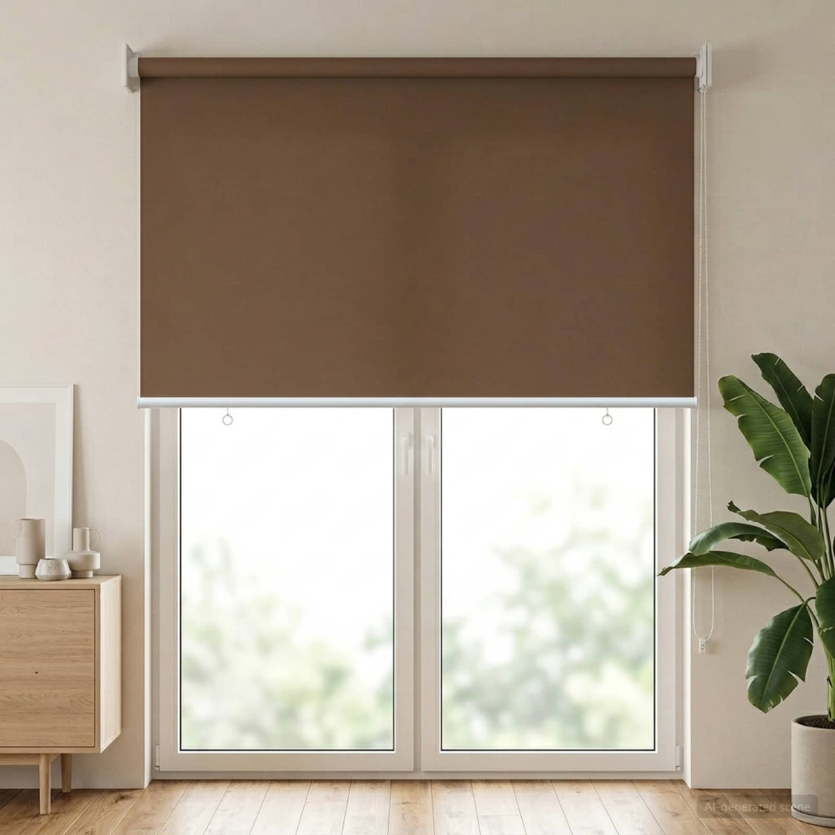 vidaXL Ρολό εξωτερικής χρήσης με UV προστασία Taupe Πολυεστέρας
