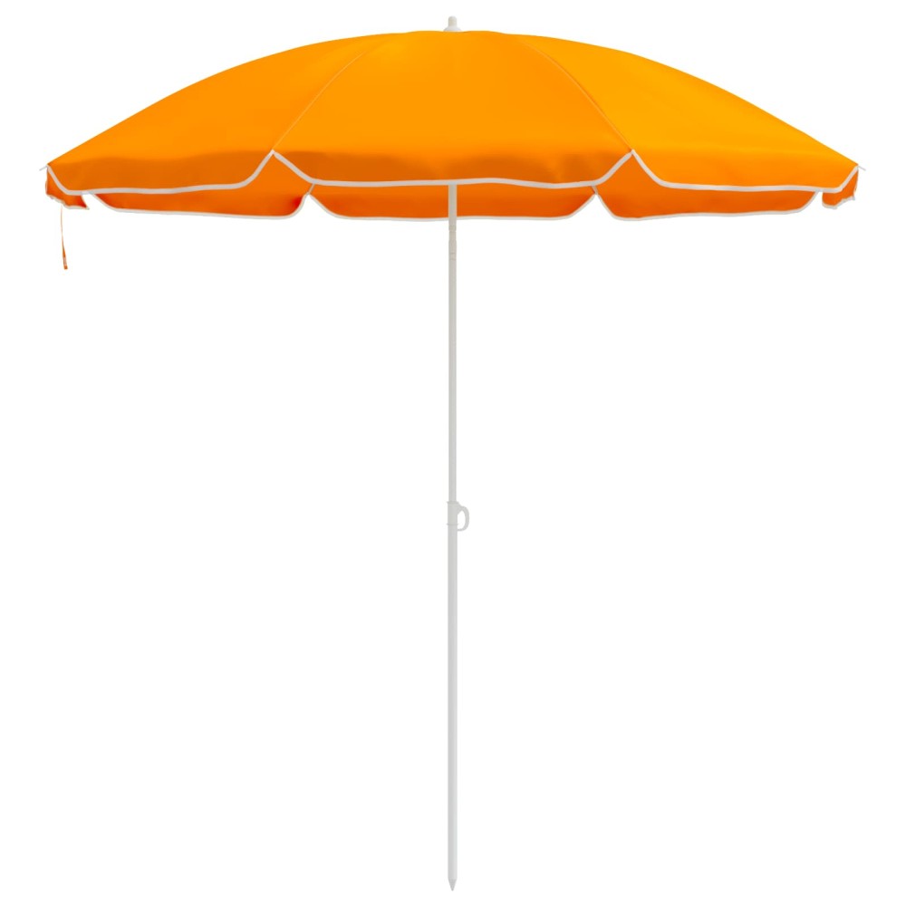 vidaXL Ομπρέλα Κήπου 240 cm 170T πολυεστέρας Πορτοκαλί