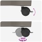 vidaXL Γλάστρα Calypso με Ρόδες Γκρι 79 x 35 x 33 εκ PP