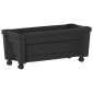 vidaXL Γλάστρα Calypso με Ρόδες Ανθρακί 79 x 35 x 33 εκ PP