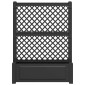 vidaXL Μεγάλη Γλάστρα με Δίχτυ Ανθρακί 99,5 x 43 x 133,5 PP