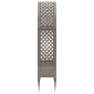 vidaXL Αψίδα Ρόδων με Ακίδες Γκρι 97 x 43 x 218 εκ. PP