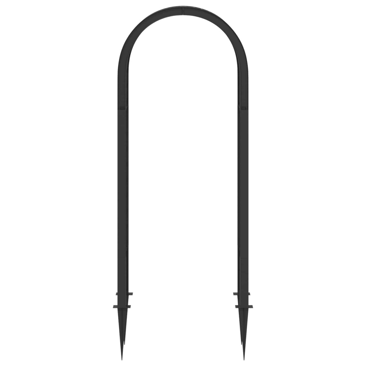 vidaXL Αψίδα Ρόδων με Ακίδες Ανθρακί 97 x 43 x 218 εκ. PP