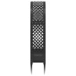 vidaXL Αψίδα Ρόδων με Ακίδες Ανθρακί 97 x 43 x 218 εκ. PP