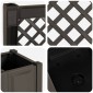 vidaXL Κήπος Πάγκος Κοπεγχάγη Ανθρακί 173 x 49 x 135,5 εκ. PP