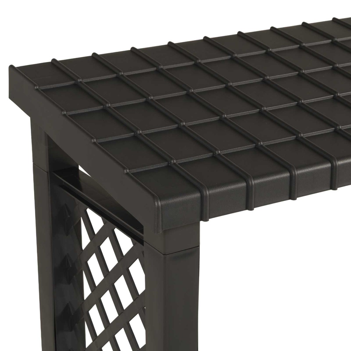 vidaXL Ράφι ξύλων 114 x 46 x 101 εκ. PP Ανθρακί