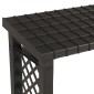 vidaXL Ράφι ξύλων 114 x 46 x 101 εκ. PP Ανθρακί