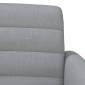 vidaXL Love seat με κουμπιά Ανοιχτό γκρι 116 x 67 x 80 εκ. Ύφασμα