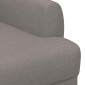 vidaXL Love seat με κουμπιά Taupe 116 x 67 x 80 εκ. Ύφασμα