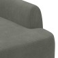 vidaXL Love seat με κουμπιά Ανοιχτό γκρι 116 x 67 x 81 εκ