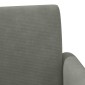 vidaXL Love seat με κουμπιά Ανοιχτό γκρι 116 x 67 x 81 εκ