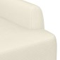vidaXL Love seat με κουμπιά Κρεμ 116 x 67 x 81 εκ Υφασμάτινο Κορντουρά