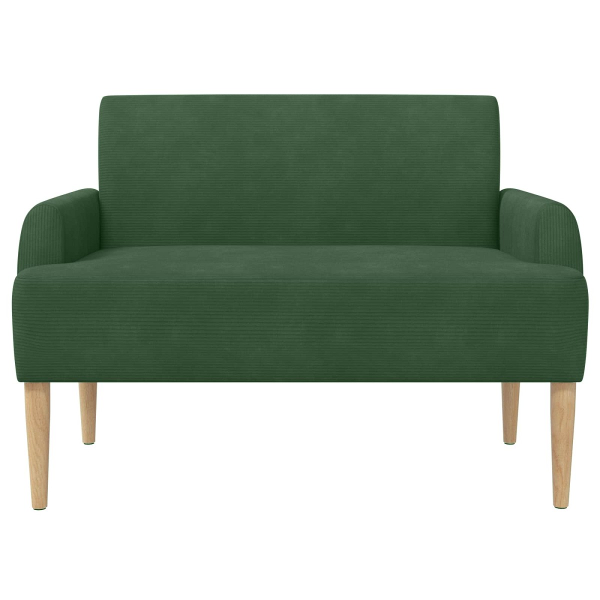 vidaXL Love seat με κουμπιά Τζαγκουάρ Πράσινο 116 x 67 x 81 εκ