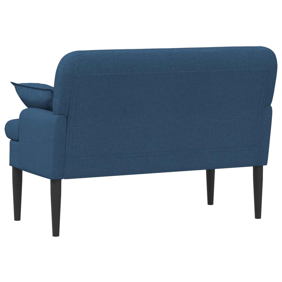 vidaXL Love seat με κουμπιά Μπλε 111 x 68 x 80 εκ. Ύφασμα