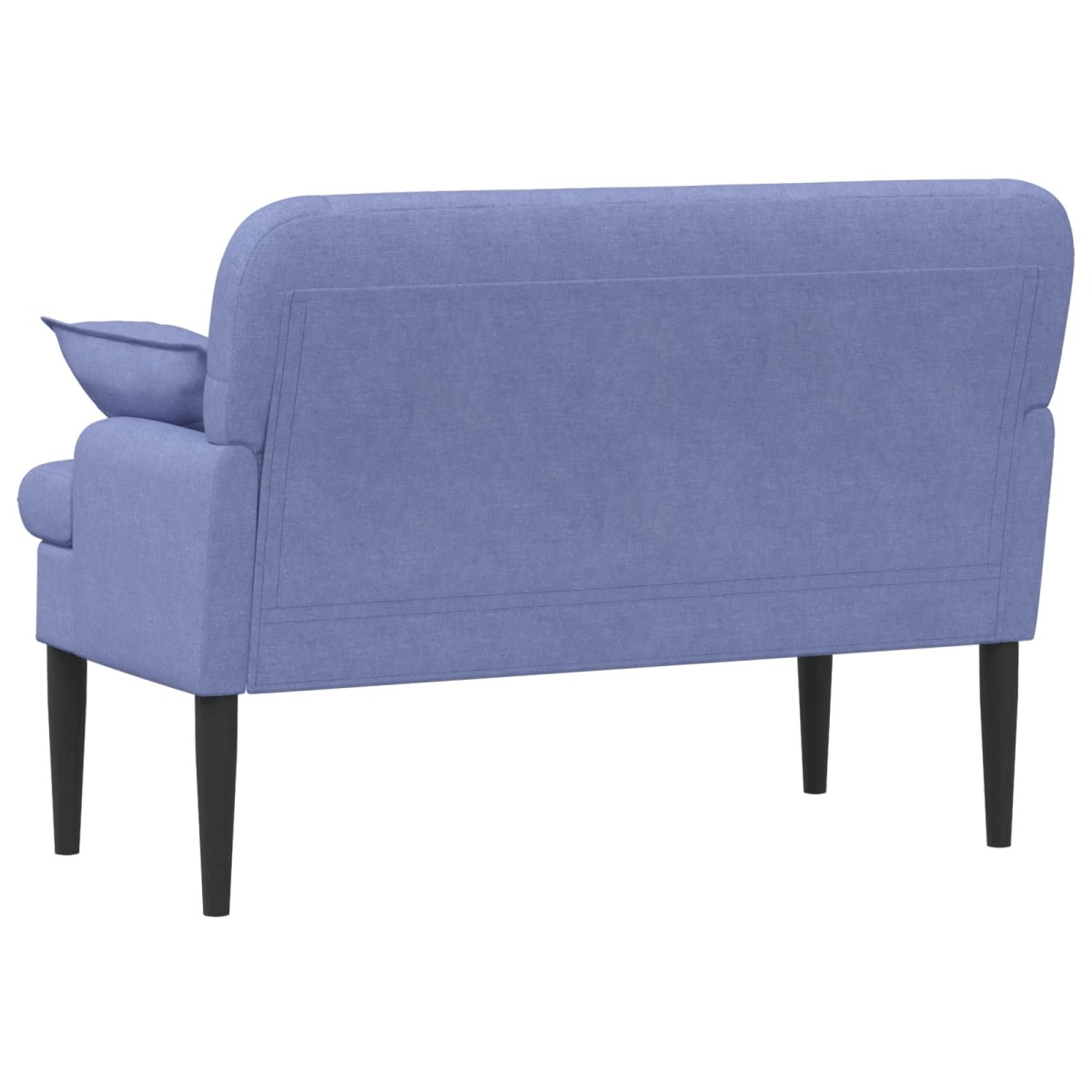 vidaXL Love seat με κουμπιά Μπλε τζην 111 x 68 x 80 εκ. Ύφασμα