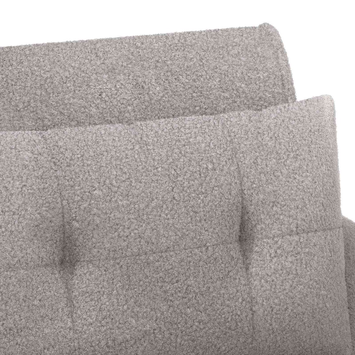 vidaXL Love seat με κουμπιά Ανοιχτό γκρι 117 x 67 x 77 εκ. Μπουκλέ
